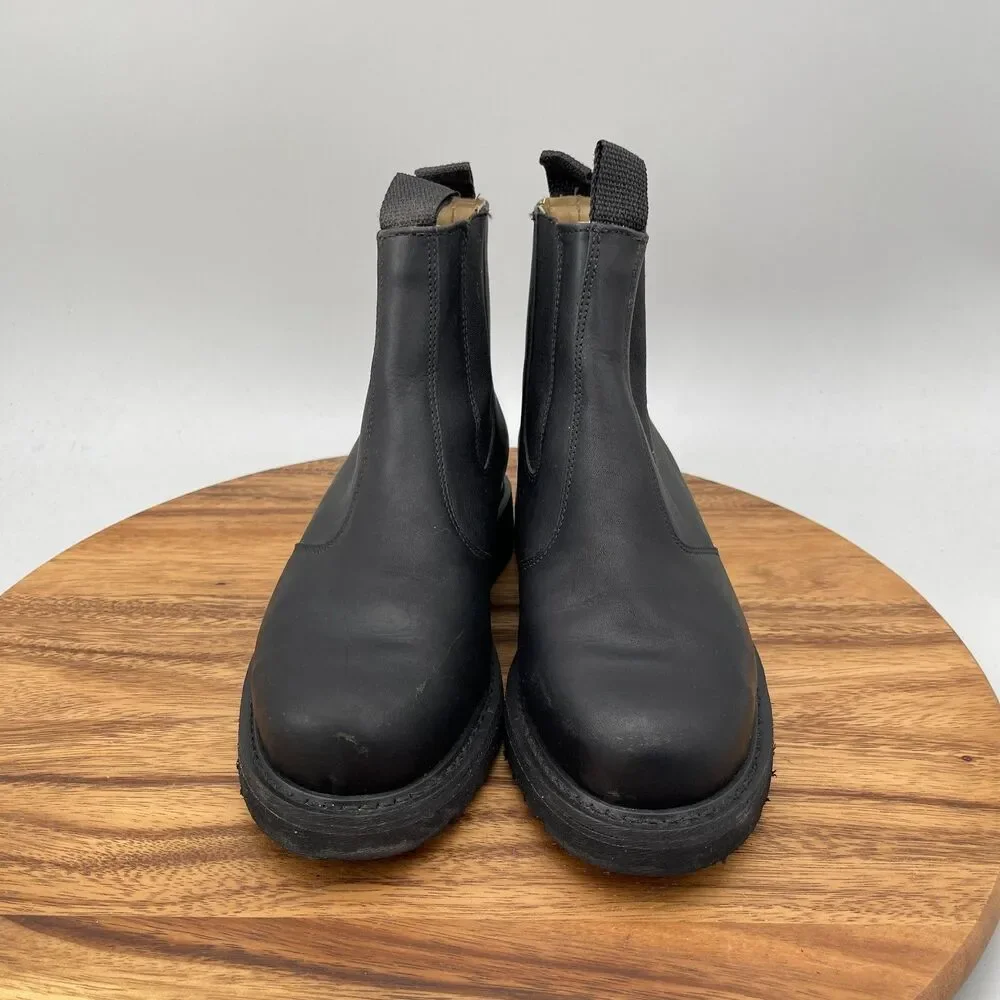 Boulet Boots Womans Size 8 C Black Leather Made in Canada Casual Comfort